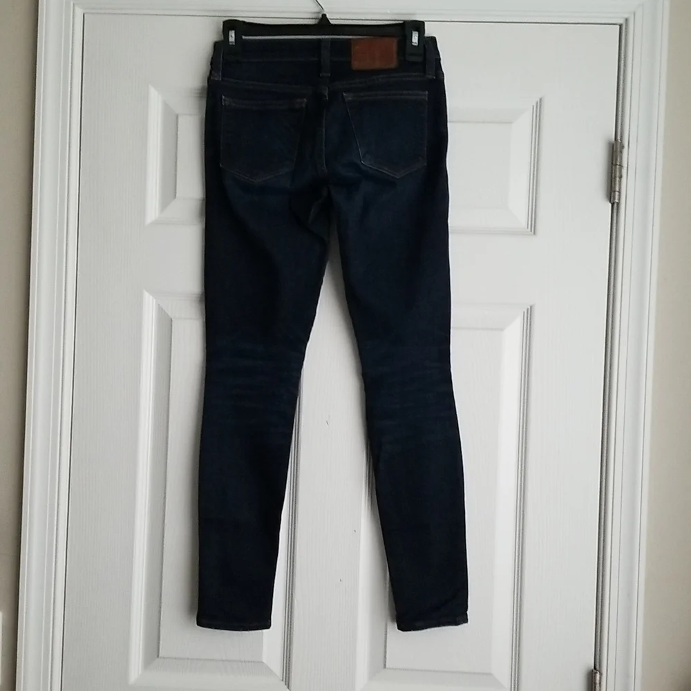 J.Crew Women's Toothpick Dark Wash Jeans